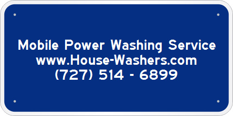 House Washers bus stop pressure washing advertisement  