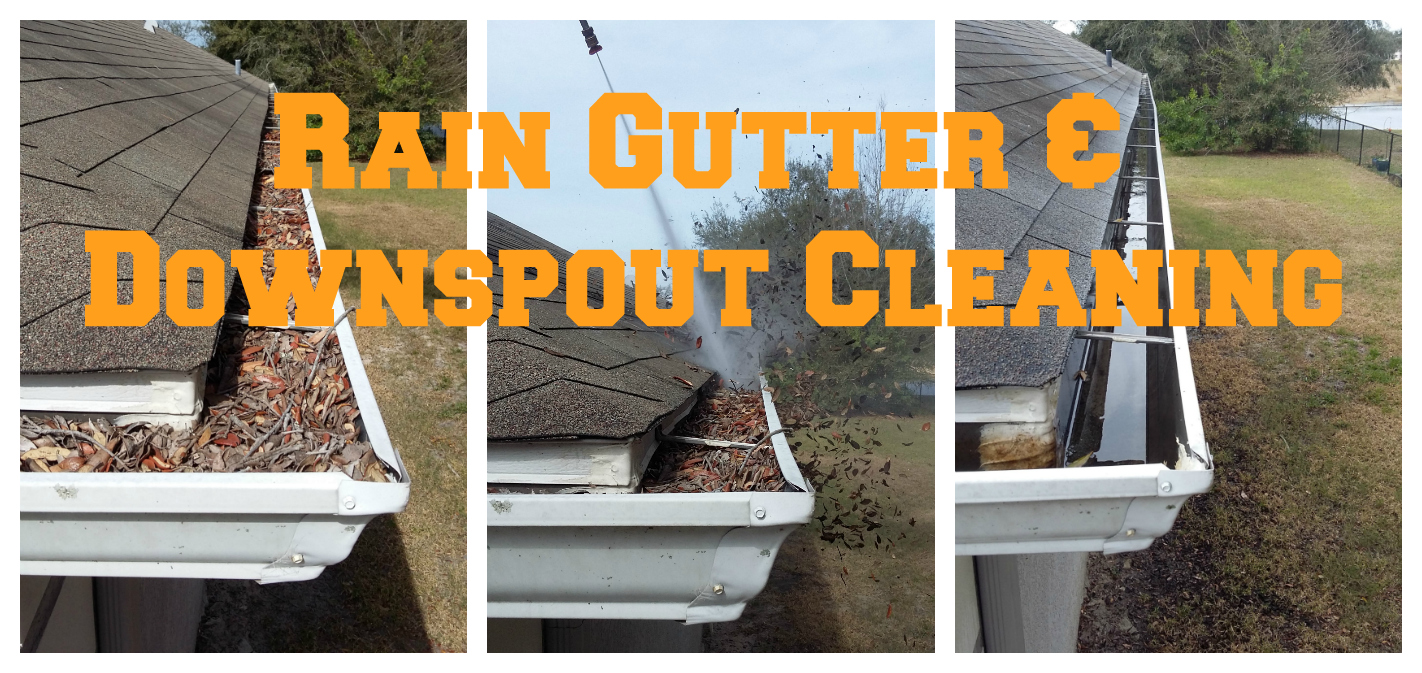 Gutter Cleaning Rain Gutter & Downspout Cleaning